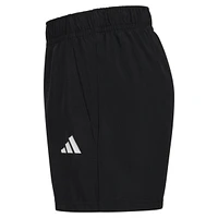 adidas Big Boys Essentials Elastic-Waistband Small-Logo Woven Shorts