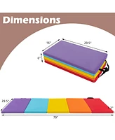 5-Panel Folding Gymnastics Mat for Kids