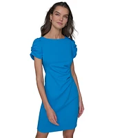 Karl Lagerfeld Paris Women's Pleated-Waist Sheath Dress