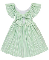 Bonnie Jean Toddler and Little Girls Tie Back Striped Dress