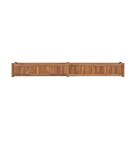 Raised Bed 78.7"x11.8"x9.8" Solid Wood Teak