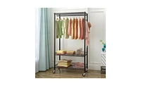 Wire Garment Rack for Durable Clothing Storage and Organization