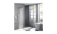 Shower System 10 Inch Square Bathroom Luxury Rain Mixer Shower Combo Set