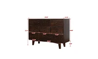 Solid Wood Spray-Painted Drawer Dresser & Buffet Server Console Table