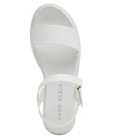 Anne Klein Women's Elani Round Toe Footbed Sandals