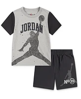 Jordan Little Boys 2-Piece 1984 Jumpman Shorts and T-Shirt Set