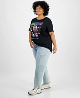 Hybrid Apparel Trendy Plus Cotton Aretha Franklin Graphic Tee