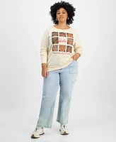 Hybrid Apparel Trendy Plus Barbie Black History Month Graphic Top