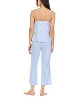 Flora by Nikrooz Women's Amari 3-Pc. Cami, Shorts & Capris Pajama Set