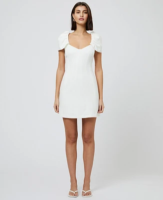 French Connection Women's Whisper Gathered-Sleeve Mini Dress