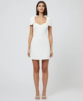 French Connection Women's Whisper Gathered-Sleeve Mini Dress