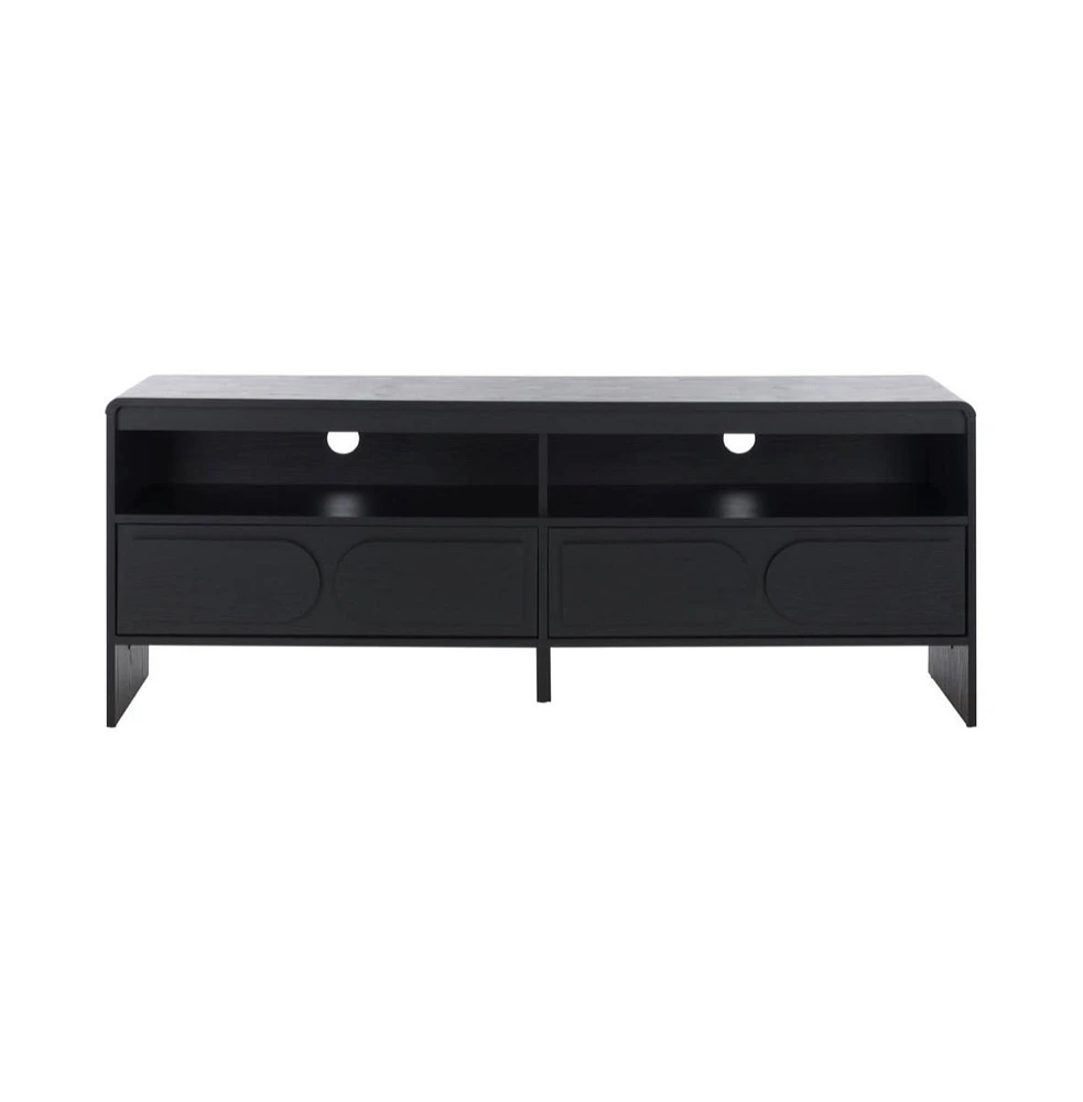 Arsenio 2 Drawer Shelf Media Stand