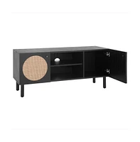 Ophelia 2 Door Shelf Media Stand