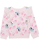 Bluey Toddler and Little Girls 2-Piece Long Sleeve Top Shorts Set