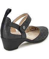 Jbu Women's Bethany Mary Jane Heel Shoe