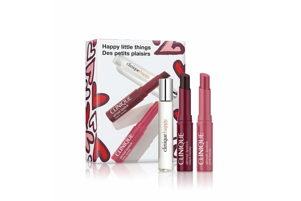 Clinique 3-Pc. Happy Little Things Perfume & Almost Lipstick Gift Set, Exclusively at Macy's