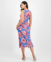 Rachel Roy Women's Isca Ruffled Sleeveless Midi Dress