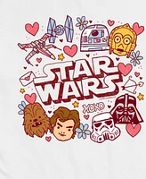 Airwaves Men's Star Wars Valentines Day Short Sleeve T-Shirt