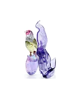 Swarovski Idyllia Gouldian Finch and Orchid Figurine