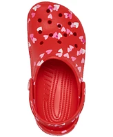 Crocs Little Girls Classic Valentine's Day Clogs from Finish Line