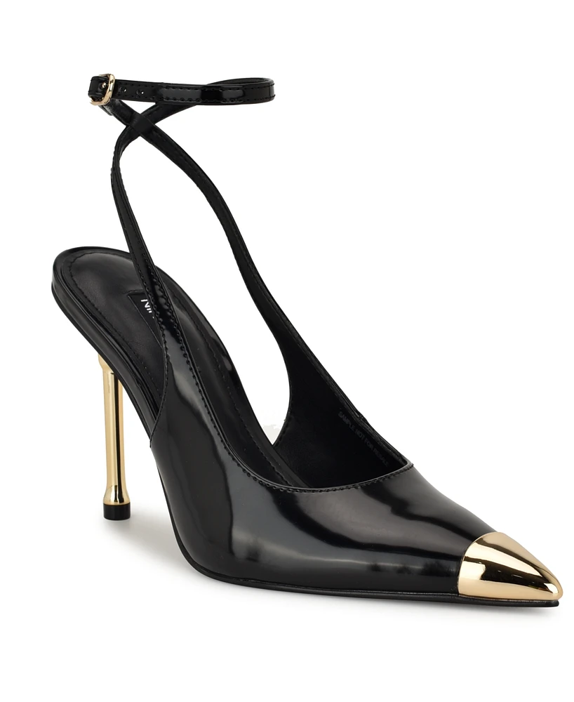 Nine West Women's Monroh Ankle Wrap Stiletto Pumps