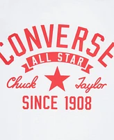 Converse Big Boys Retro Front Back Logo T-Shirt