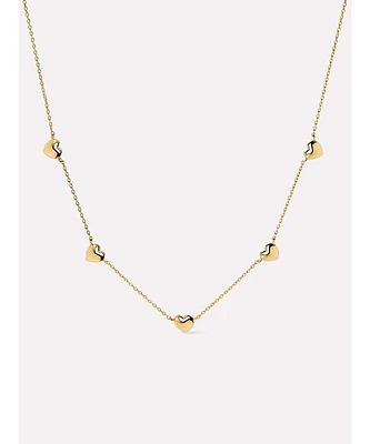 Ana Luisa - Heart Necklace - Lev Mini Station Necklace