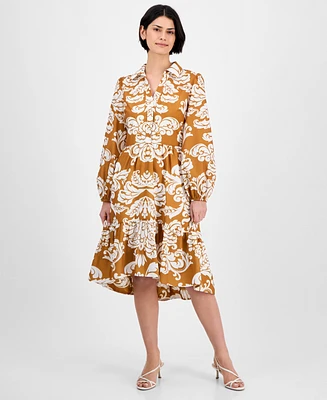 julia jordan Women's Printed Shirtdress