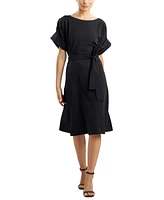 Natori Women's Lightweight Woven Boat-Neck Dress