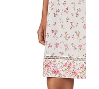 Lauren Ralph Lauren Women's Button-Neck Floral Nightgown