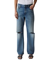 Calvin Klein Jeans Women's 90s Straight-Leg Rigid