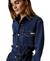 Calvin Klein Jeans Women's Tied Denim Shirtdress