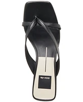 Dolce Vita Women's Brevel Thong Low Block Heel Dress Sandals