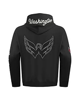 Pro Standard Men's Black Washington Capitals Paint the City Pullover Hoodie