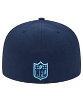 New Era Men's Navy Tennessee Titans Main 59FIFTY Fitted Hat