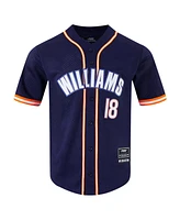 Pro Standard Men's Caleb Williams Navy Chicago Bears Mesh Button-Up Baseball Jersey