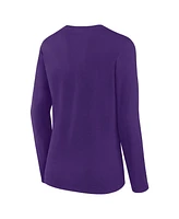 Fanatics Women's Purple Minnesota Vikings Long Sleeve Scoop Neck T-Shirt