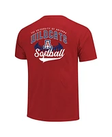 Image One Men's Red Arizona Wildcats Softball Walk Off T-Shirt