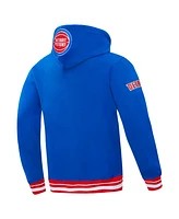 Pro Standard Men's Blue Detroit Pistons Area Code Pullover Hoodie