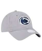 New Era Women's Gray Penn State Nittany Lions Logo 9TWENTY Adjustable Hat