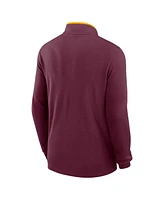 Nike Men's Maroon Minnesota Golden Gophers Coaches Courtside Basketball Victory Performance Quarter-Zip Top