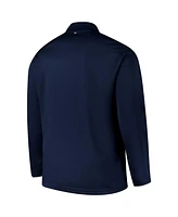 Fanatics Men's Navy Notre Dame Fighting Irish Big Tall Defender Quarter-Zip Top