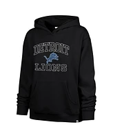 '47 Brand Women's Black Detroit Lions Clarity Naomi Pullover Hoodie