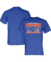 Blue 84 Men's and Women's Royal Boise State Broncos 2024 Mountain West Conference Football Champions T-Shirt