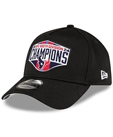 New Era Men's Black Houston Texans 2024 Afc South Division Champions Locker Room A-Frame 9FORTY Adjustable Hat