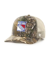 '47 Brand Men's Realtree Camo New York Rangers Logo Trucker Adjustable Hat