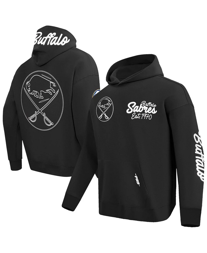 Pro Standard Men's Black Buffalo Sabres Paint the City Pullover Hoodie