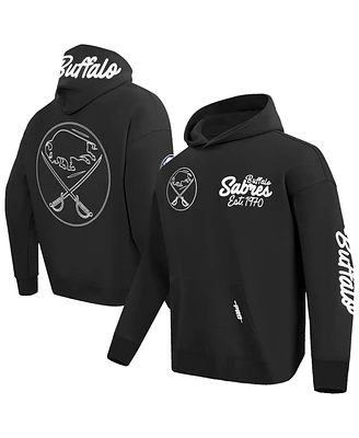 Pro Standard Men's Black Buffalo Sabres Paint the City Pullover Hoodie