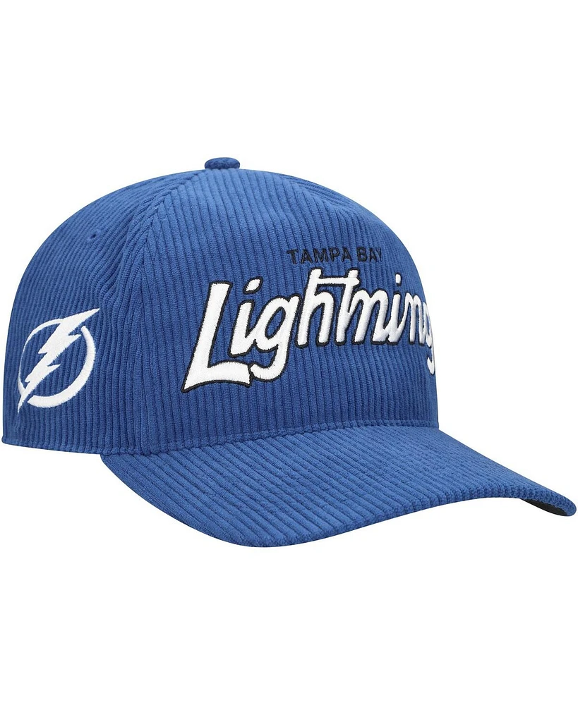 '47 Brand Men's Blue Tampa Bay Lightning Crosstown Corduroy Hitch Adjustable Hat