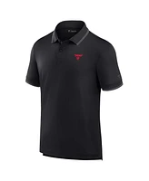 Fanatics Men's Black Chicago Bulls Front Office Polo